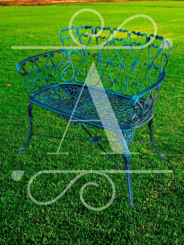 Juego Jardín Exterior Aluminio Boston Mesa 51 Cm Y 2 Sillas Melting