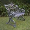 silla de hierro simple victoriana