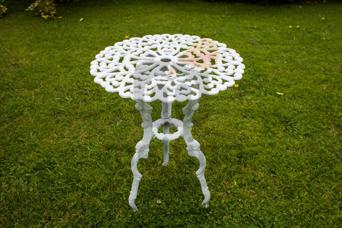 Juego Jardín Exterior Aluminio Boston Mesa 71 Cm Y 2 Sillas Melting