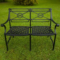 sillones de jardin de hierro napoli doble