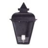 Medio Farol Estilo Colonial 2 apliques de hierro para pared estilo colonial