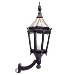  Farol Francés Techo Abierto con Brazo Curvo - Chico