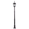 Columna vainillada con Farol Francés techo cerrado grande 4 4332 Columna vainillada con Farol Frances techo cerrado