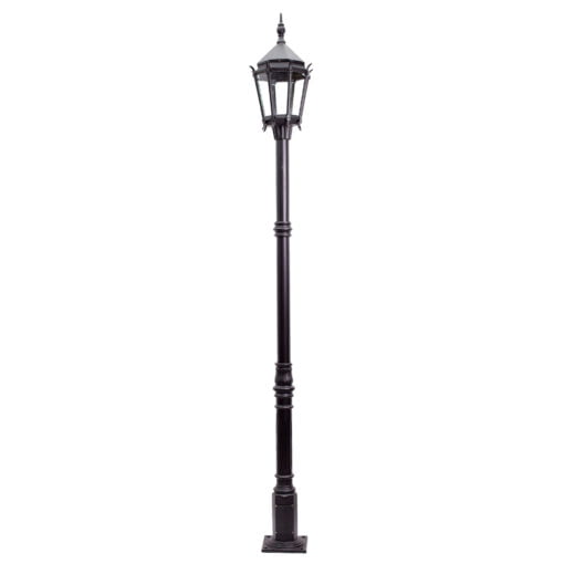 4332 Columna vainillada con Farol Frances techo cerrado