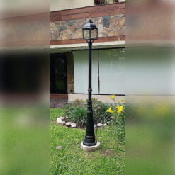 Columna cónica alta con Farol Ferroviario