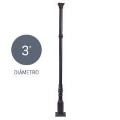 Columna base petisa 3 pulgadas