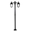 CD 00273 Columna Doble minimalista con Farol Uruguay colgante