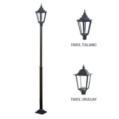 modelo de faroles de plaza