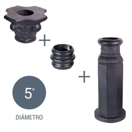 k5a Kit 5 Corta con cuello nudo y capitel imperial