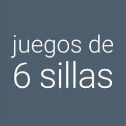 Juegos de 6 Sillas