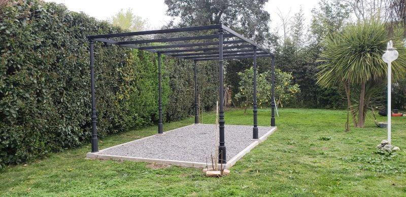 modelos de pergolas de hierro